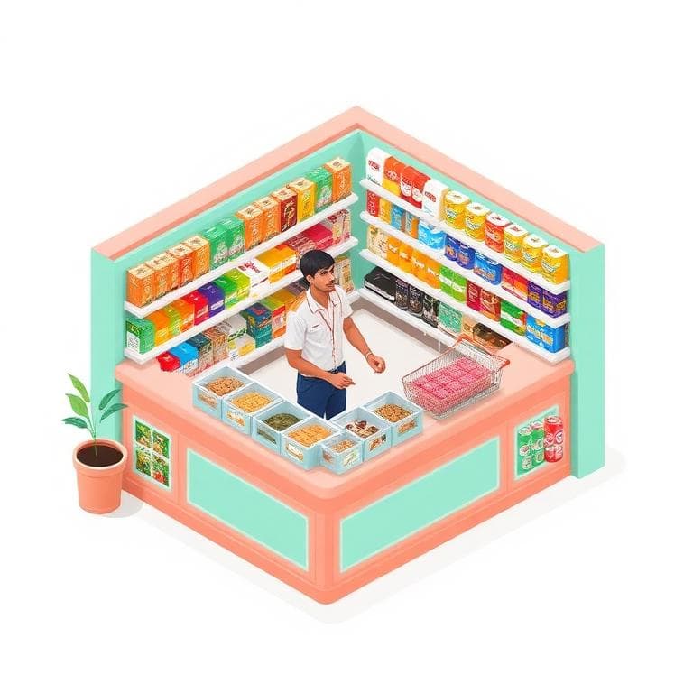 Retail store illustration